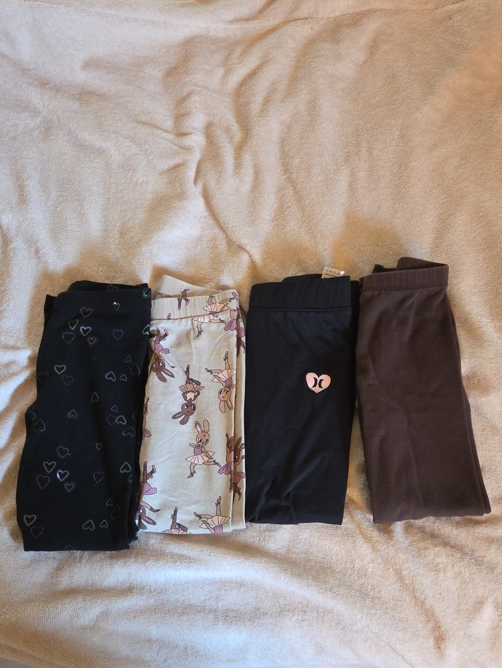 Lot of 4 Girls Leggings, Size 7/8